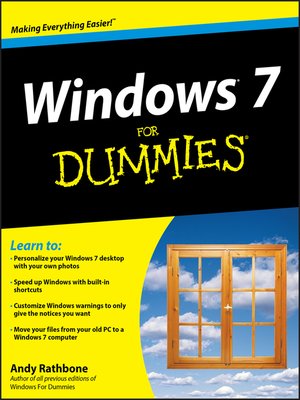 cover image of Windows 7 For Dummies, Enhanced Edition
